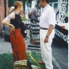 rappin' backstage at Jazzmobile w/ Dr. Billy Taylor, 1996
